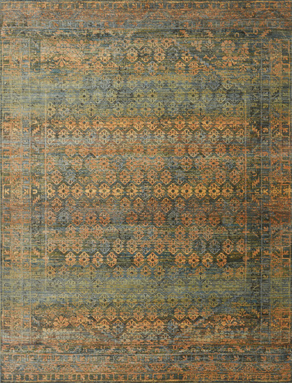Loloi Javari Lagoon  Fiesta 18 x 18 Sample Rug
