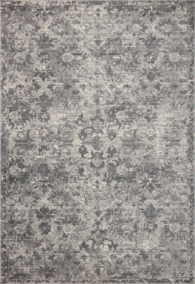 Loloi Indra Charcoal  Silver 18 x 18 Sample Rug