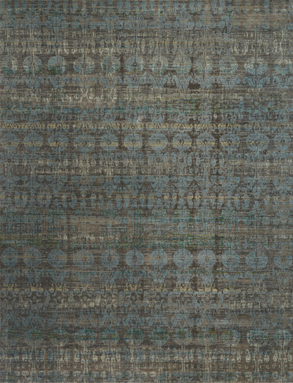 Loloi Javari Steel  Lagoon 18 x 18 Sample Rug