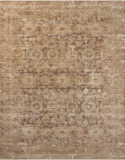 Loloi Heritage Bark  Multi 18 x 18 Sample Rug
