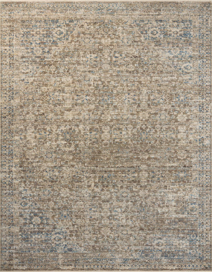 Loloi Heritage Spa  Earth 18 x 18 Sample Rug