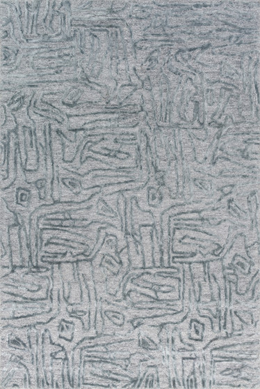 Loloi Juneau Lt. Blue  Lt. Blue 18 x 18 Sample Rug
