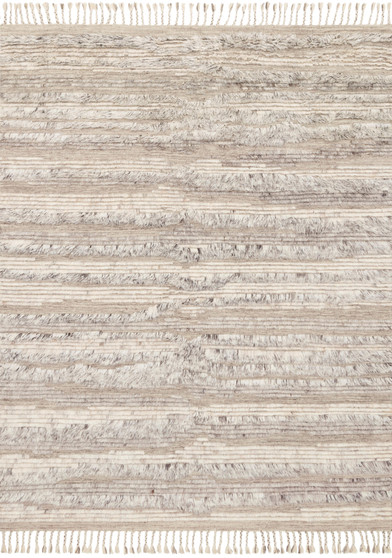 Loloi Khalid Natural  Ivory 18 x 18 Sample Rug