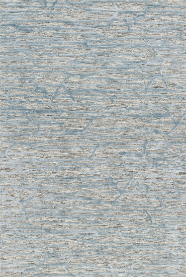 Loloi Juneau Grey  Blue 18 x 18 Sample Rug