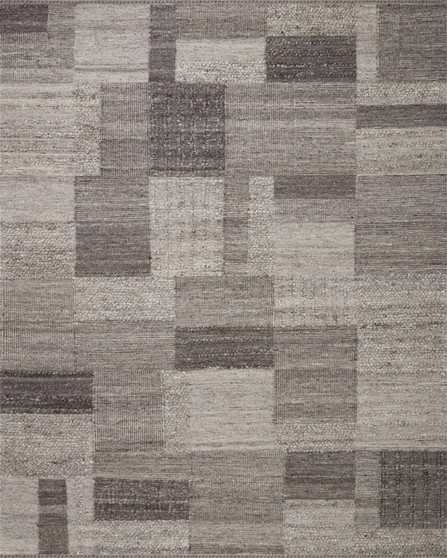 Loloi Manfred Charcoal  Dove 18 x 18Sample Rug