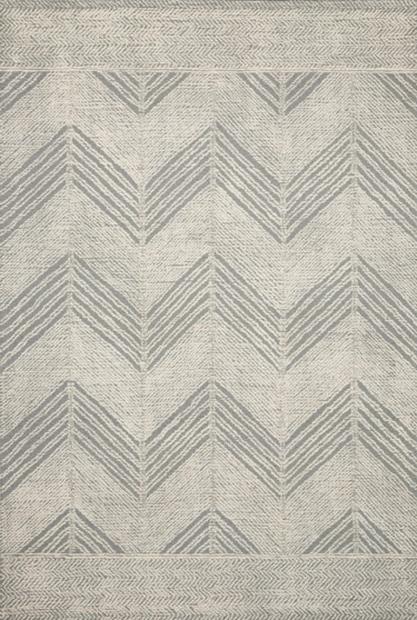 Loloi Kopa Grey  Ivory 18 x 18 Sample Rug