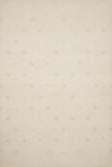 Loloi Kopa Cream  Ivory 18 x 18 Sample Rug