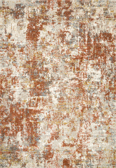 Loloi Landscape Rust 18 x 18 Sample Rug