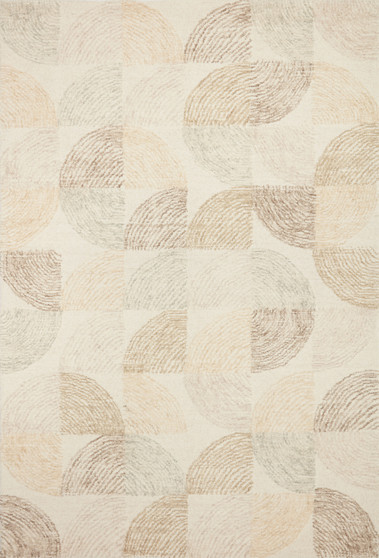 Loloi Milo Pebble  Multi 18 x 18 Sample Rug