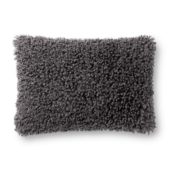 Loloi I P0867 Charcoal 22 x 22 Cover Only Pillow