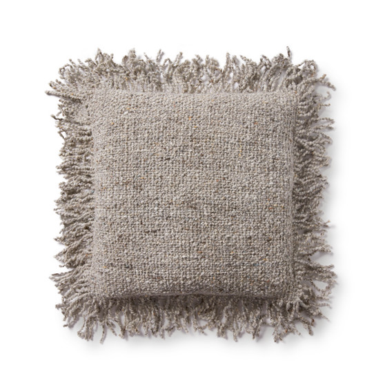 Loloi PLL0033 Beige 18 x 18 Cover Only Pillow