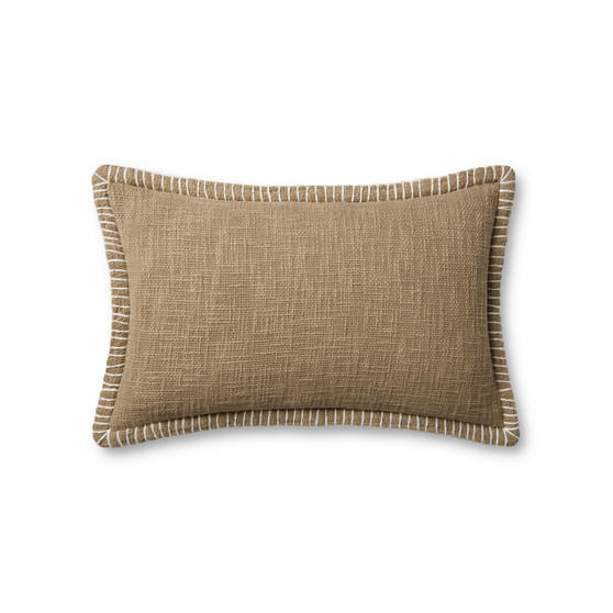 Loloi PLL0109 Taupe 13 x 21 Cover Only Pillow