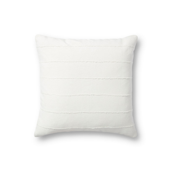 Jean Stoffer x Loloi Julia Ivory 18 x 18 Cover Only Pillow