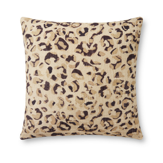 Loloi PLL0056 Ivory  Black 22 x 22 Cover Only Pillow