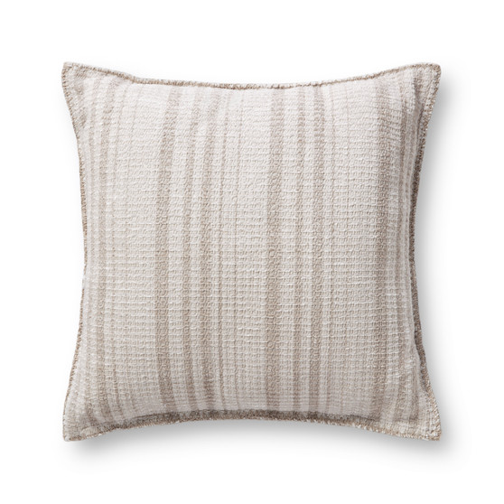 Chris Loves Julia x LoloiPCJ0004 Ivory  Beige 22 x 22 Pillow