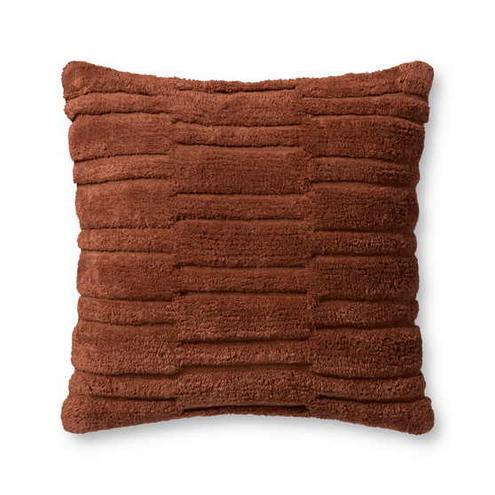 Angela Rose x Loloi Arabella Rust 22 x 22 Cover Only Pillow