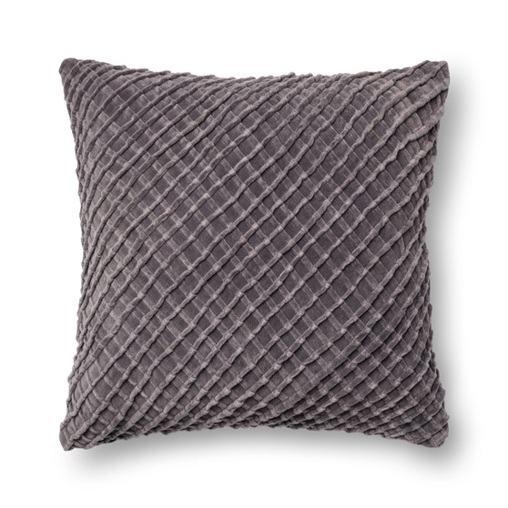 Loloi P0125 Charcoal 22 x 22 Cover Only Pillow