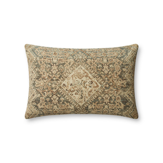 Angela Rose x Loloi Midnight Slate  Sand 13 x 21 Cover Only Pillow