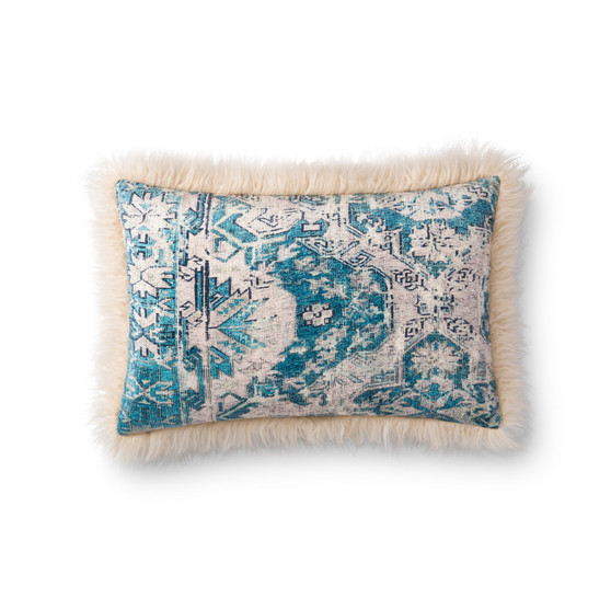 Loloi P0788 Multi  Ivory 13 x 21 Cover Only Pillow