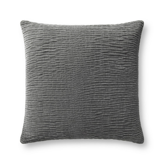 Loloi Grey 22 x 22 Cover Only Pillow