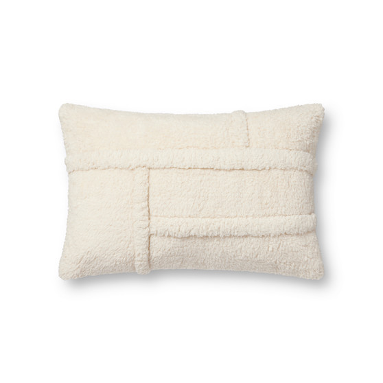 Loloi II PLL0111 Ivory 13 x 21 Cover Only Pillow