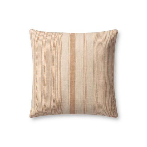 Angela Rose x Loloi Celina PAR0015 Ivory  Wheat 18 x 18 Cover Only Pillow