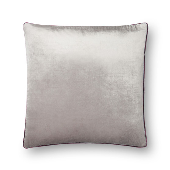 Loloi II P0602 Grey 22 x 22 Cover Only Pillow