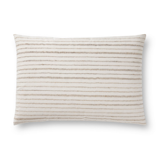 Loloi Ivory  Natural 16 x 26 Cover Only Pillow