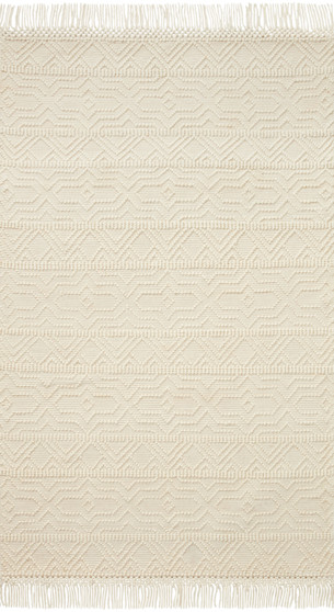 Loloi II Noelle Ivory 18 x 18 Sample Rug