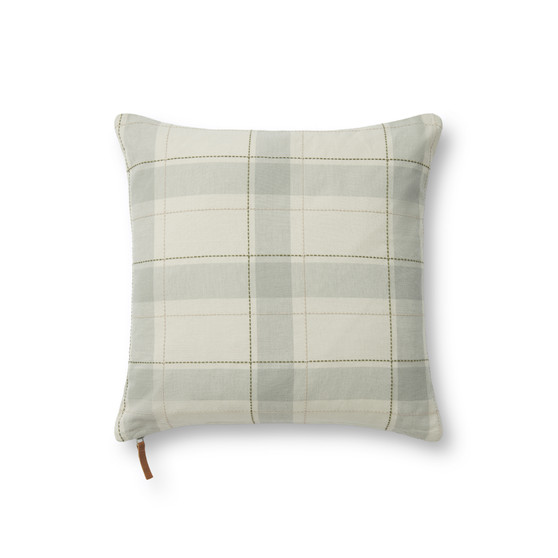 Chris Loves Julia x Loloi Linus Sage  Multi 18 x 18 Pillow