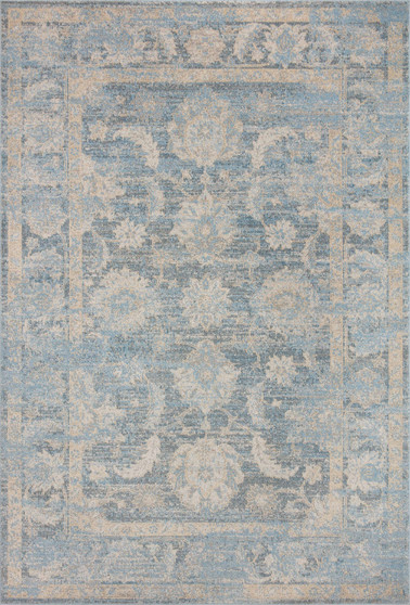 Loloi II Odette Sky  Beige 18 x 18 Sample Rug