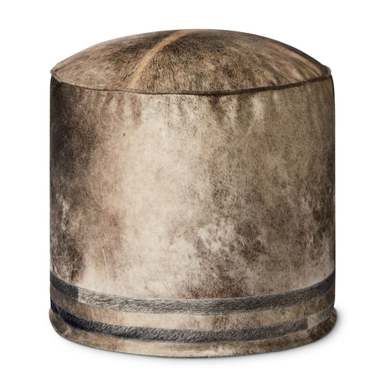 Loloi PF0001 Beige 20W x 20D x 20H Pouf
