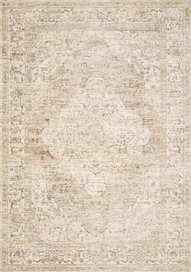 Loloi Revere Ivory  Berry 18 x 18 Sample Rug