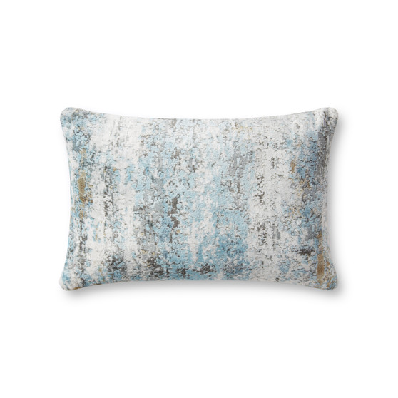 Loloi PLL0061 Grey  Multi 13 x 21 Cover wPoly Pillow