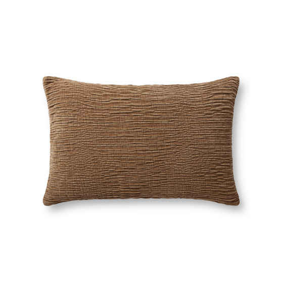 Loloi Brown 16 x 26 Cover wPoly Pillow