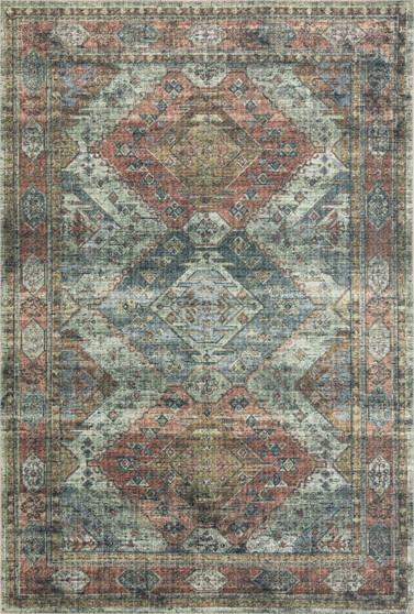 Loloi II Skye Apricot  Mist 18 x 18 Sample Rug