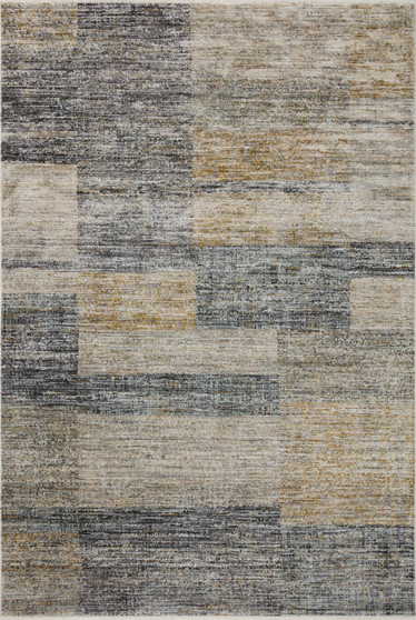 Loloi Soho Grey  Gold 18 x 18 Sample Rug