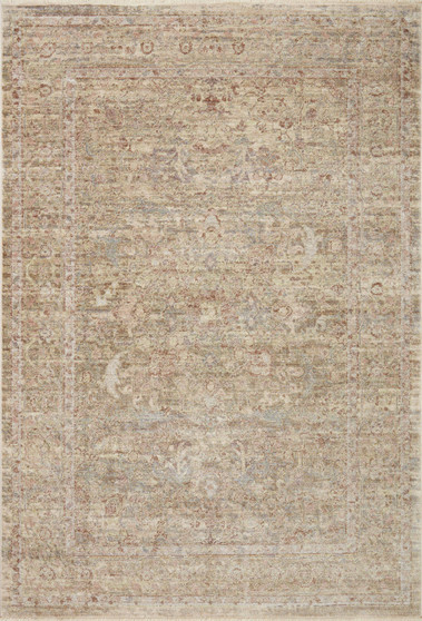 Loloi Sonnet Moss  Natural 18 x 18Sample Rug