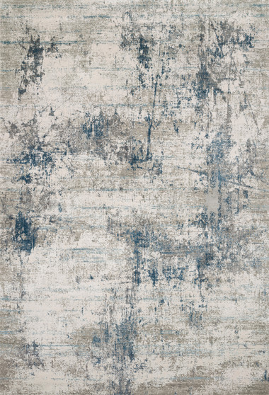 Loloi Sienne Ivory  Ocean 18 x 18 Sample Rug