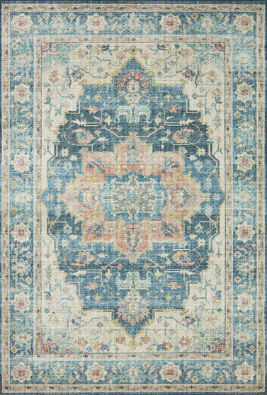 Loloi II Skye Ocean  Multi 18 x 18 Sample Rug