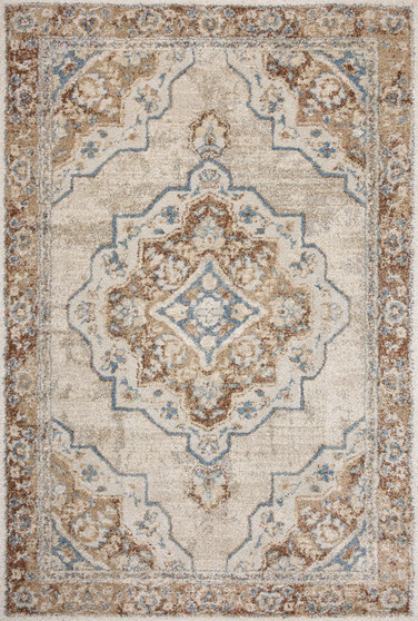 Loloi Tamryn Natural  Multi 18 x 18 Sample Rug