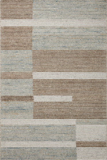 Loloi Stiles Tobacco  Lagoon 18 x 18 Sample Rug