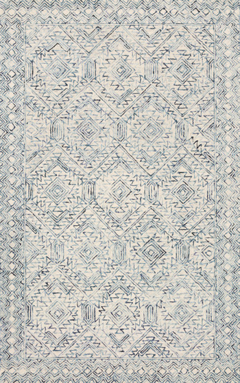 Loloi II Ziva Bluestone 18 x 18 Sample Rug