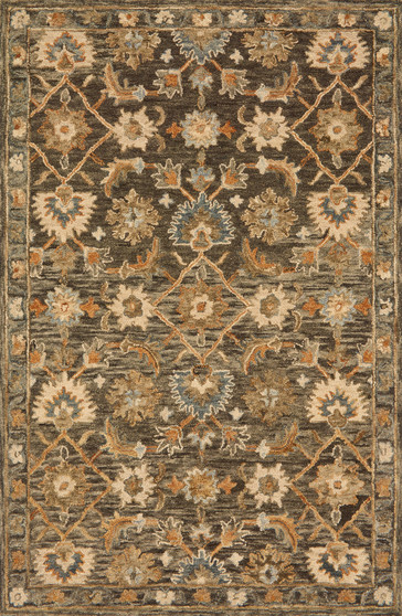 Loloi Victoria Dk Taupe  Multi 18 x 18 Sample Rug