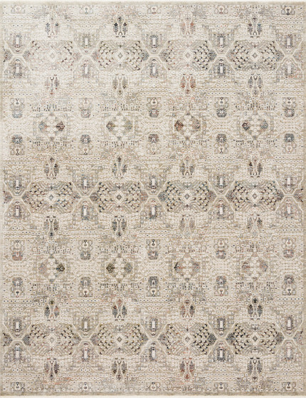 Loloi Theia Granite  Ivory 18 x 18 Sample Rug