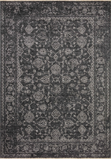 Loloi II Vance Charcoal  Dove 18 x 18 Sample Rug (4)