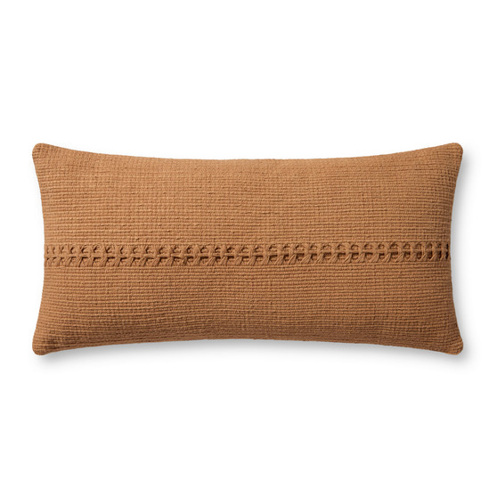 Chris Loves Julia x Loloi Harvey Orange 12 x 27 Cover w Poly Pillow
