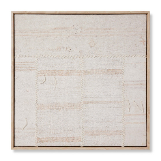 Loloi Reimaged Beige  Ivory 2-8 x 2-8 Wall Art