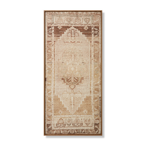 Loloi Bayonne Ivory  Brown 2-3 x 5-1 Wall Art