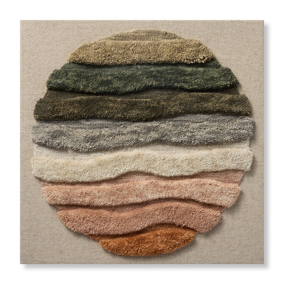 Loloi Midnights Edge Multi 3 x 3 Wall Art